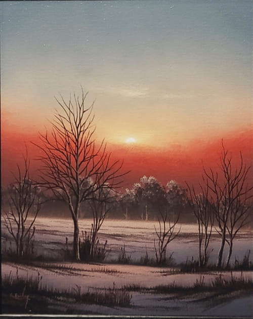 January Morning 10x8 $750 at Hunter Wolff Gallery